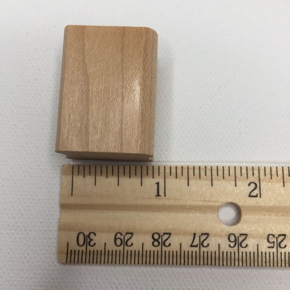 Vintage 2001 Stampin' Up! Set of 12 Mini 1" Wood Mounted Rubber Stamps DIY Kit - Picture 4 of 5